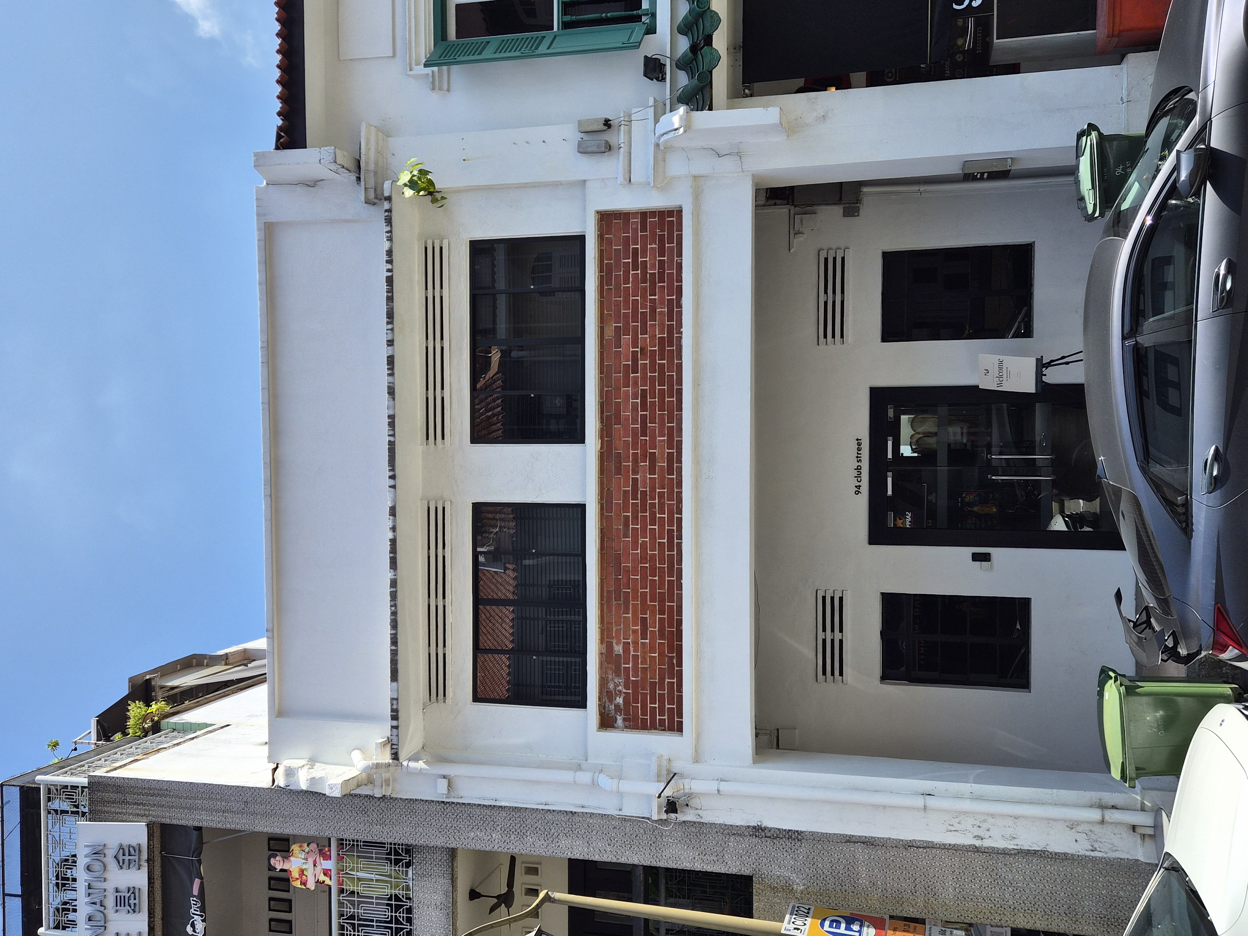Exterior of 94 Club Street in Singapore